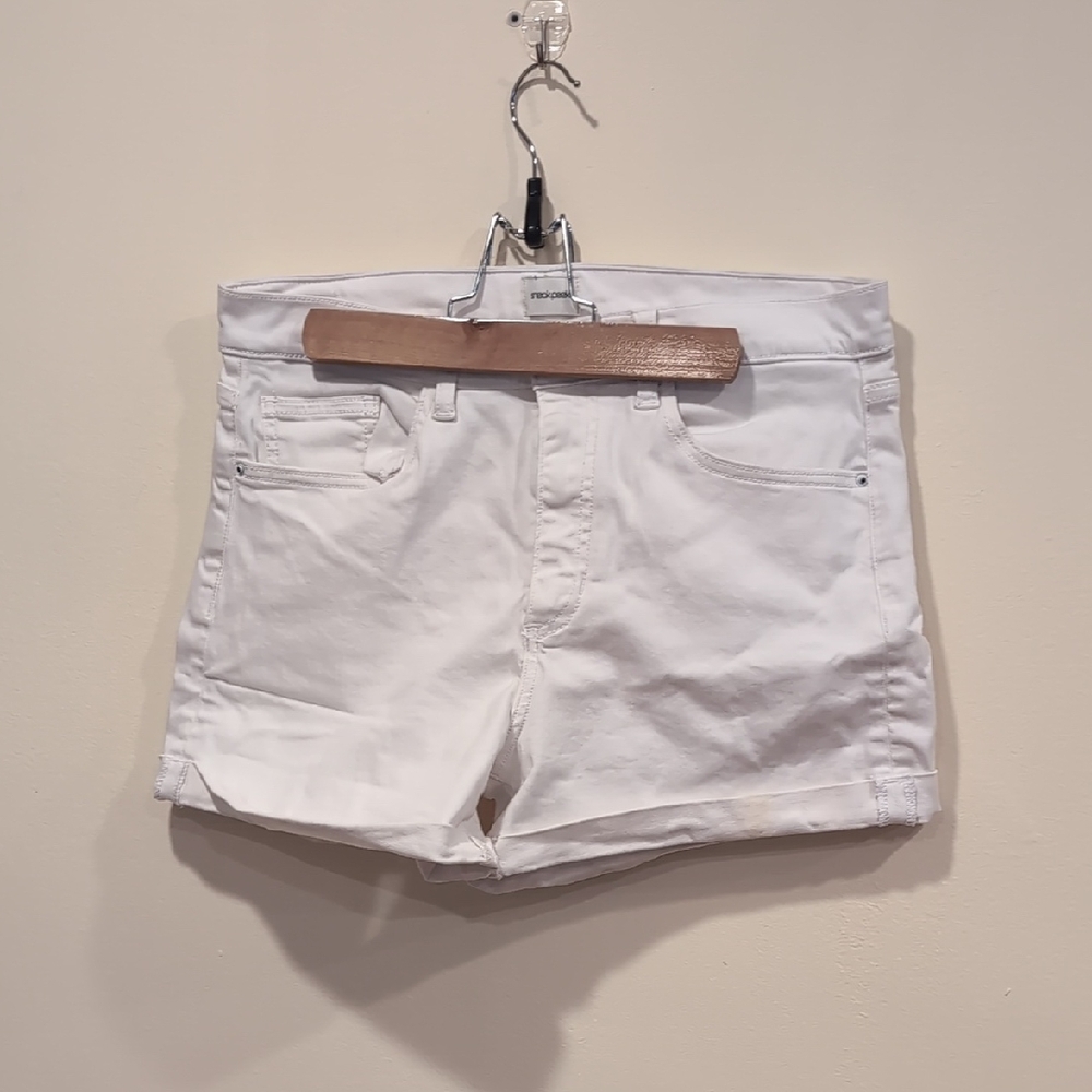 Sneak Peek Crisp White Shorts